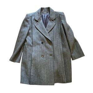 Women's Vintage Alorina Wool Blend Double Breasted Jacket Size 8